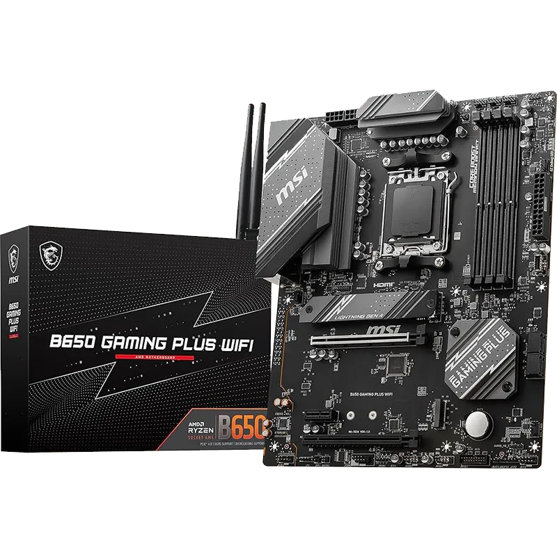 Motherboard AM5 B650 4 SLOT B Series DDR5 Wi Fi BT